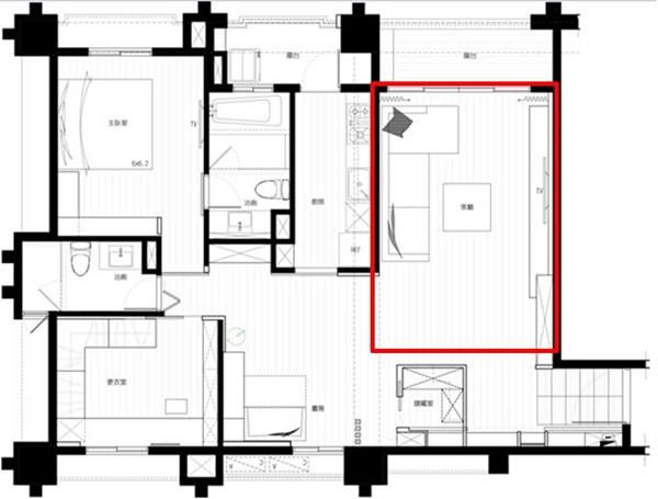 一個居家空間的成立,不管是單身、新婚夫妻檔、小家庭