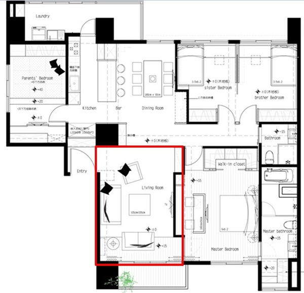 一個居家空間的成立，不管是單身、新婚夫妻檔、小家庭