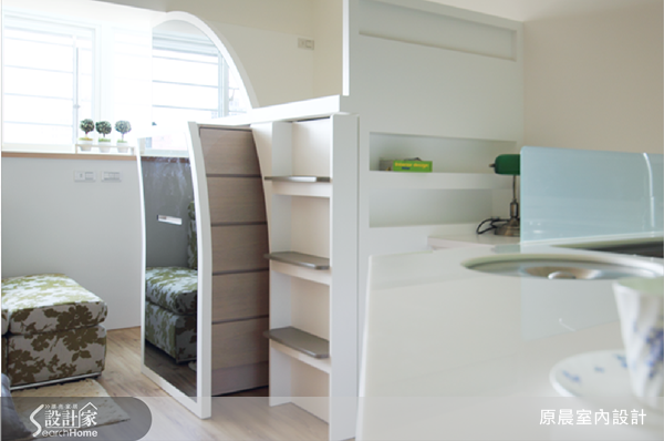 10坪一房兩廳的簡約風空間,也是女屋主的退休宅。喜歡