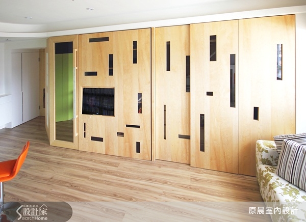10坪一房兩廳的簡約風空間,也是女屋主的退休宅。喜歡