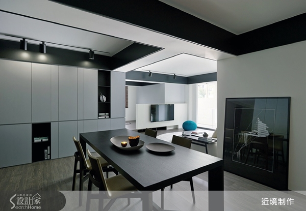 流暢的動線安排，也是好宅必備的條件。設計師將原本位