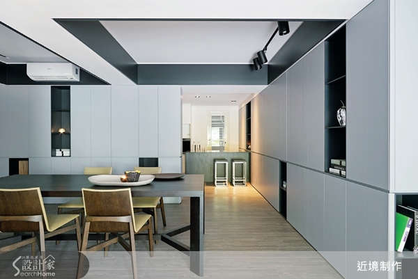 流暢的動線安排，也是好宅必備的條件。設計師將原本位