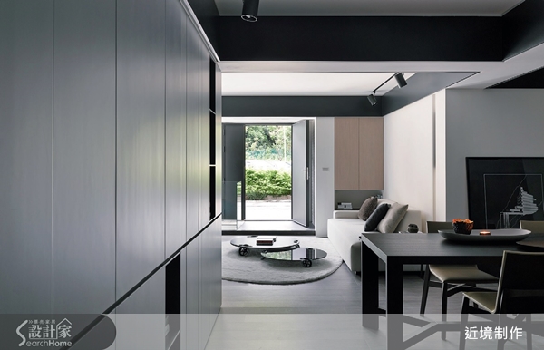 流暢的動線安排，也是好宅必備的條件。設計師將原本位