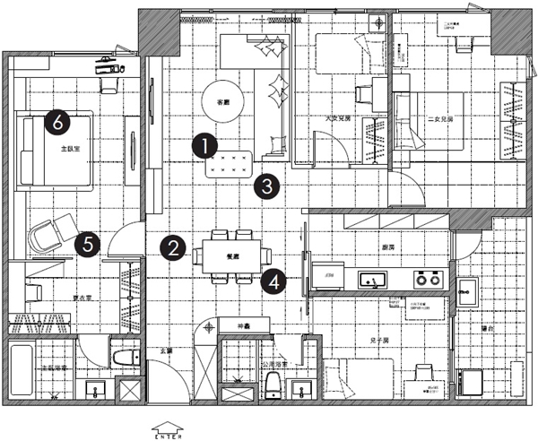 退休後的屋主夫妻，有過非常多次的裝修經驗，此次希冀