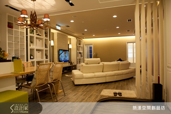 不同的建材都有其特別的屬性和色調,運用各種建材互相