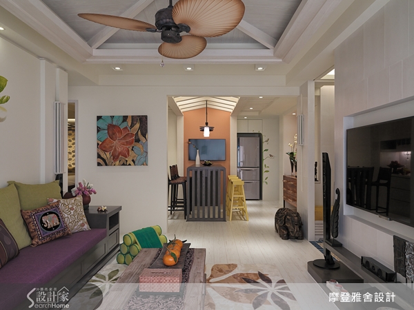 屋齡40年的老屋翻新，藉由設計師專業精準的設計，重新