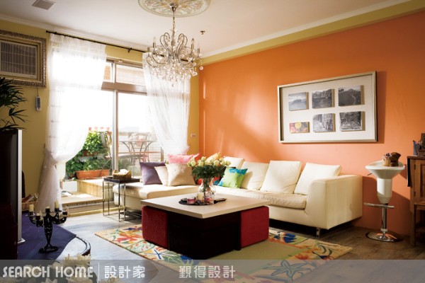 單一空間壁面顏色別再害怕不敢使用亮色系或跳色系,其