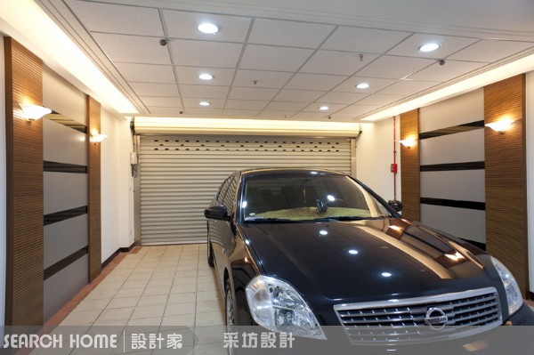 桃園的透天別墅型的集合住宅，外觀設計以崗石歐式建築