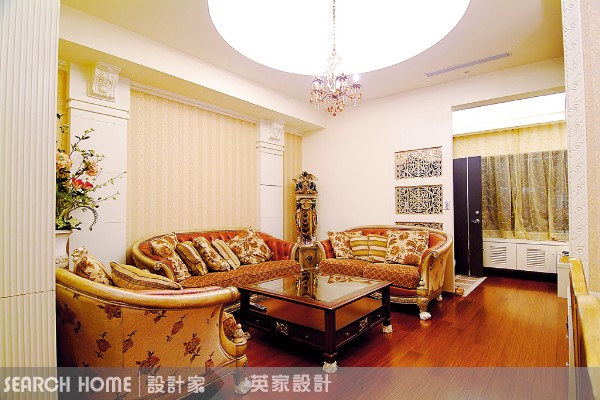 誰說古典風格的設計一定非得大坪數不可呢？在本案中，
