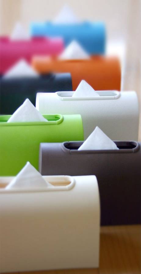 打破一般面紙盒的刻板印象，形狀、size、收納構造之全