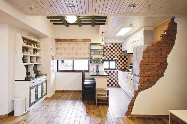 想要國外那種鄉村小屋的美好鄉村風牆壁啦！有歐美鄉居