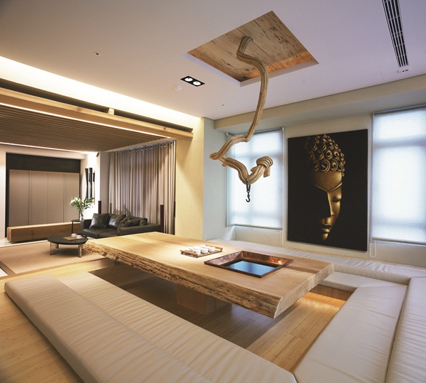 以私宅渡假為考量,設計師打破一般住宅格局規劃,將全