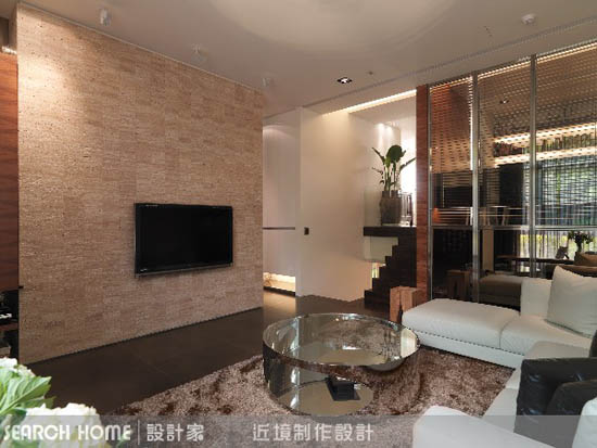 電視牆、電視牆設計、電視牆材質、石材搭配