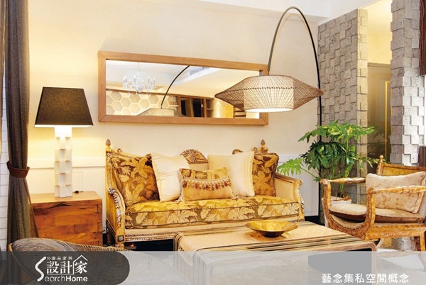 都會居家要有設計感，必須充分運用各種設計語彙，本空