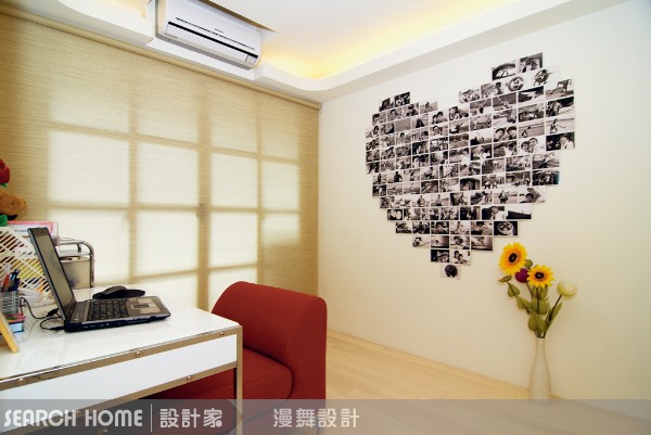 平平的牆壁怎麼看都很無趣，不妨透過設計手法加以修飾