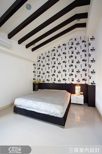 奢華和藝術的特質可以並存，此處餐廳主牆藉由雷射切割