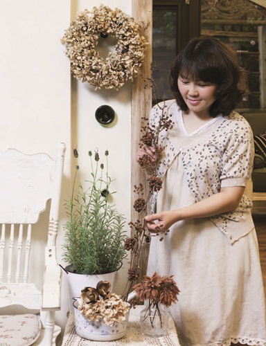 乾燥花、日式雜貨
