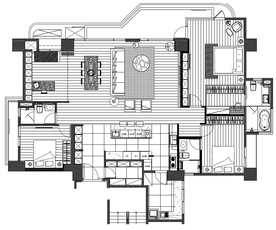 在桃園中正藝文特區，有一間80坪屋宅，屋主是一位重視