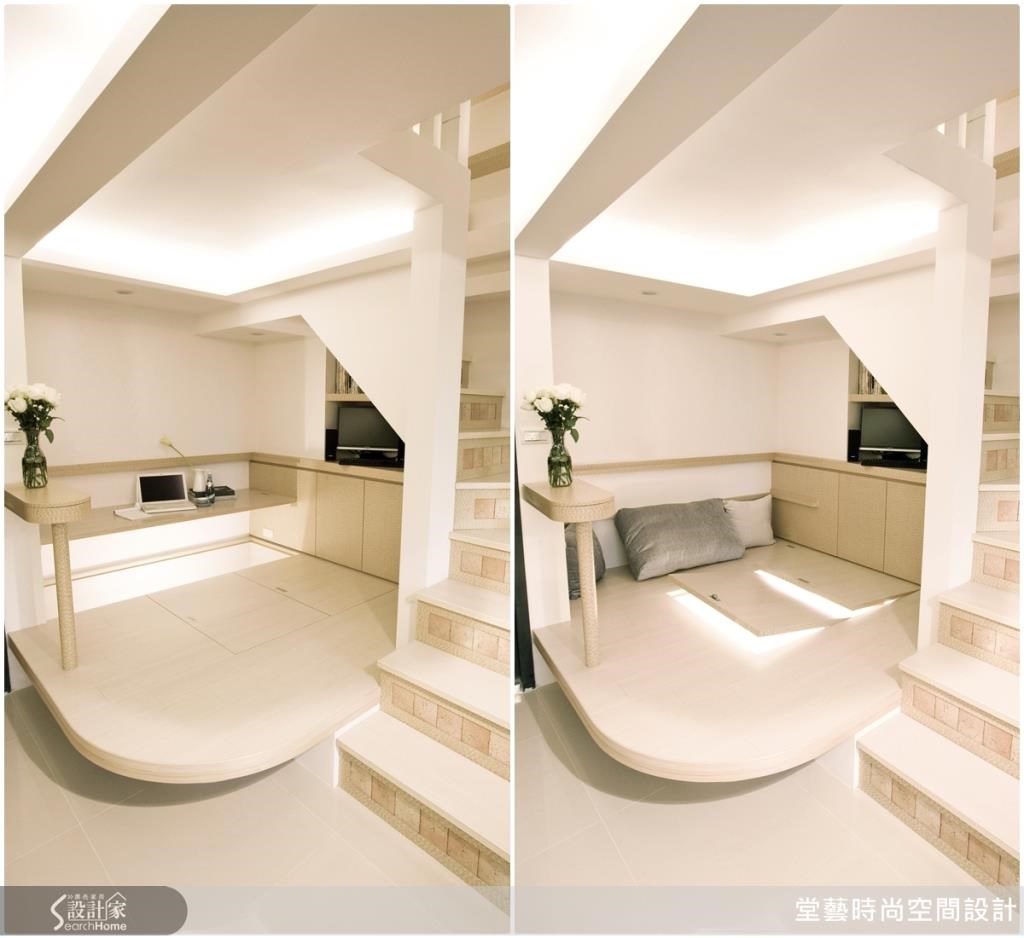 小坪數空間必須所有機能都到位,將每一處空間的效率發