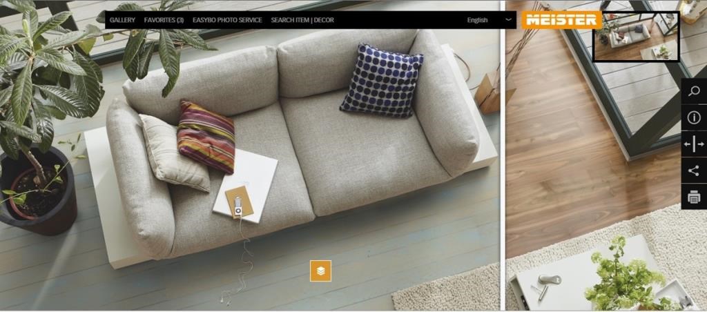 兩種建材在同一情境內，可以相互比對。