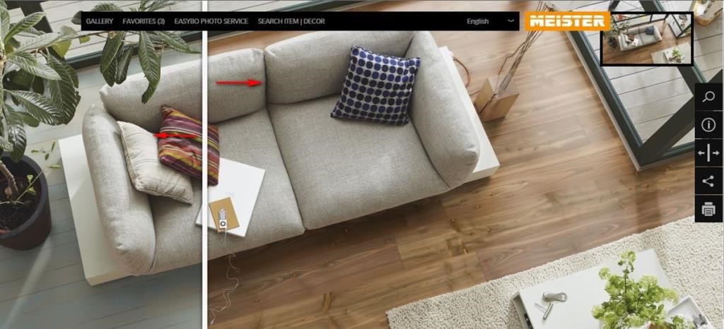 壓住白線，可以左右拖移換色的寬度，超有趣。