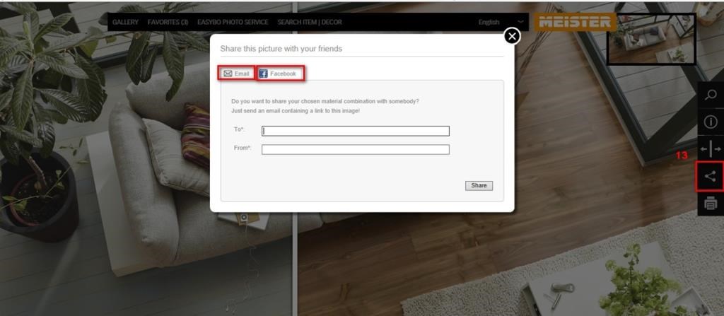 立即發 Mail 給設計師或是跟好友FB一下。