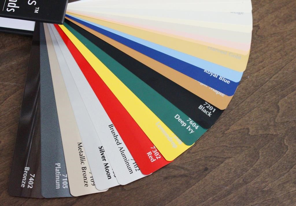 鋁百葉簾共有24種顏色，完美搭配室內風格。