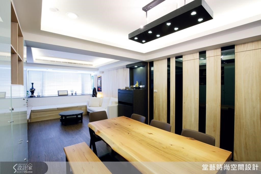 堂藝設計謝俊安設計師在本案中，透過格局重新規劃與替