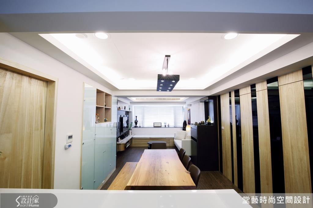 堂藝設計謝俊安設計師在本案中，透過格局重新規劃與替