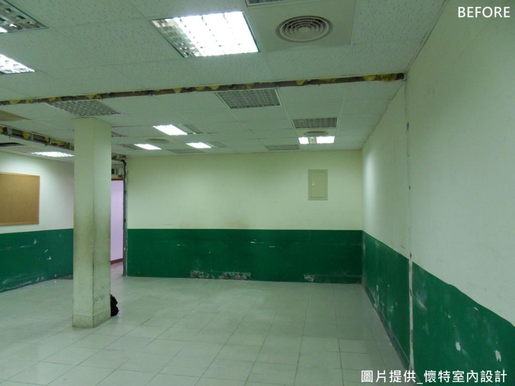 在台北市虎林街，有一個正在施工的商業空間，前衛、個