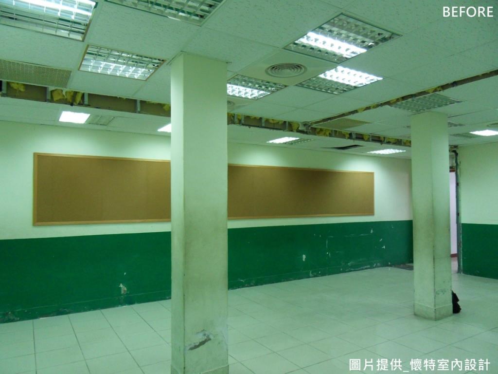 在台北市虎林街，有一個正在施工的商業空間，前衛、個