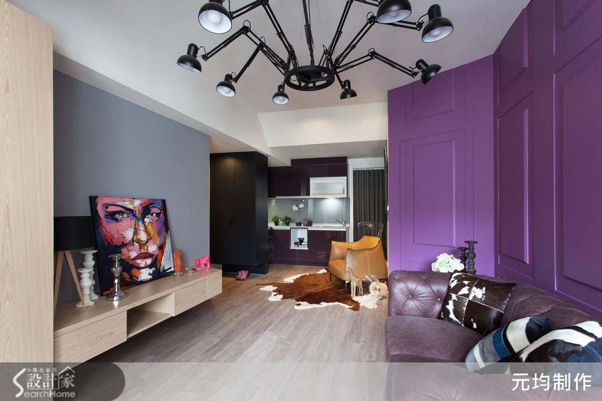 老公寓先天狹小又缺少方正的格局，但對設計師而言卻是