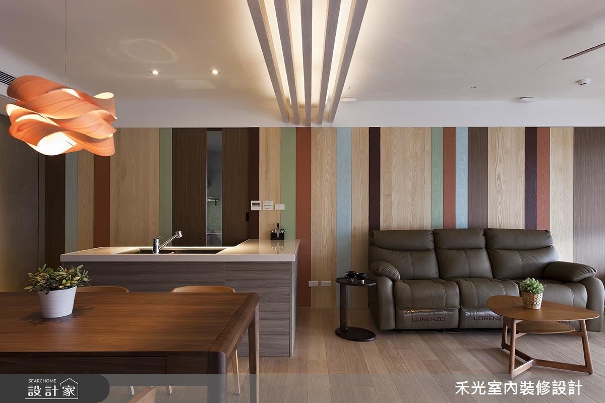 座落在新北市樹林區 35 坪的新成屋,被山與海原始天然