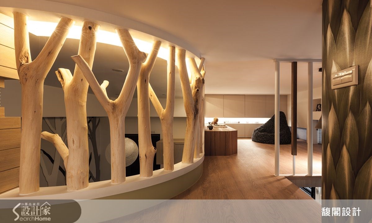 住在都市裡,很難能夠接近森林氣息,那就讓家變成一個