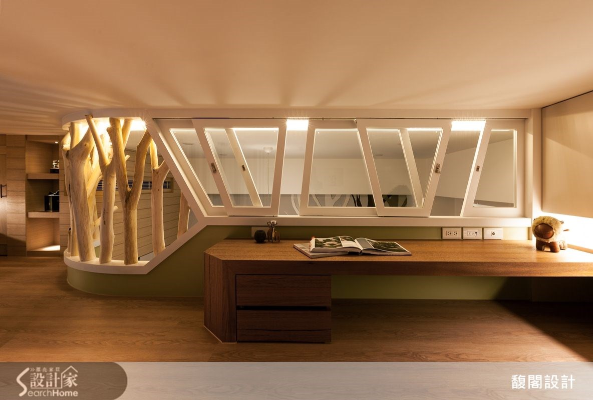 住在都市裡,很難能夠接近森林氣息,那就讓家變成一個