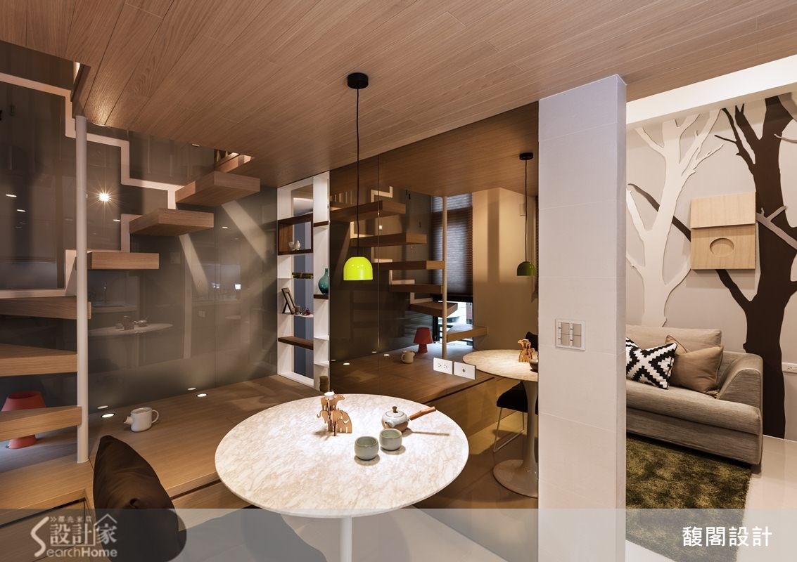 住在都市裡,很難能夠接近森林氣息,那就讓家變成一個