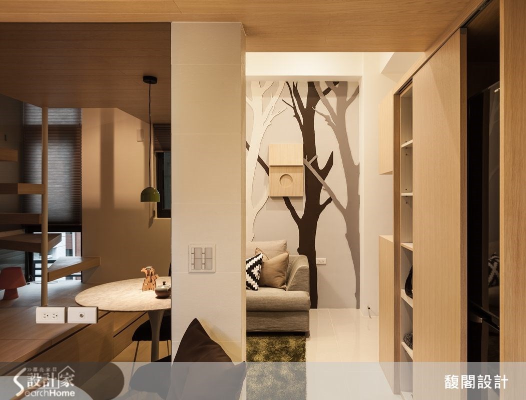 住在都市裡,很難能夠接近森林氣息,那就讓家變成一個