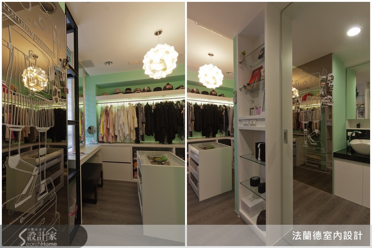 身為造型師的屋主,對於時尚有自己一套獨特的見解,當