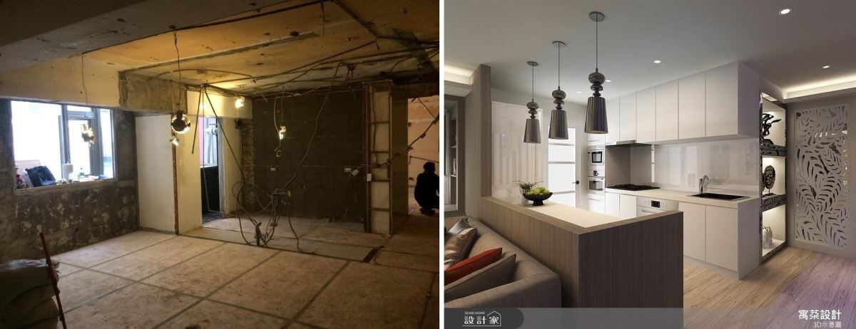 老屋改建，對設計師來說是個不小的挑戰。不但要重新審