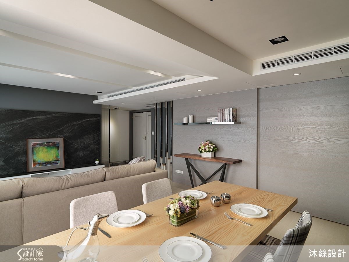 沐絲設計黃靖玹設計總監於此案屋齡23年、座落於台北市