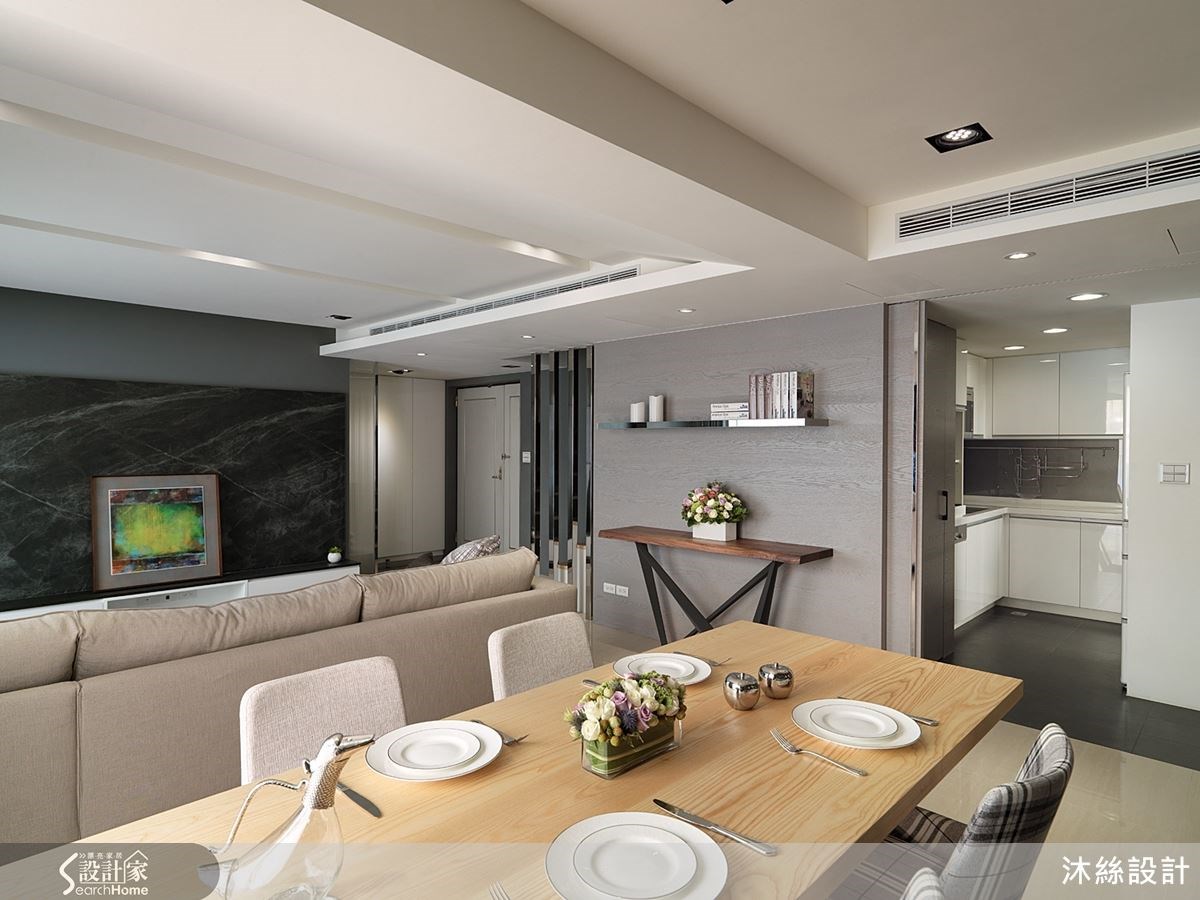 沐絲設計黃靖玹設計總監於此案屋齡23年、座落於台北市