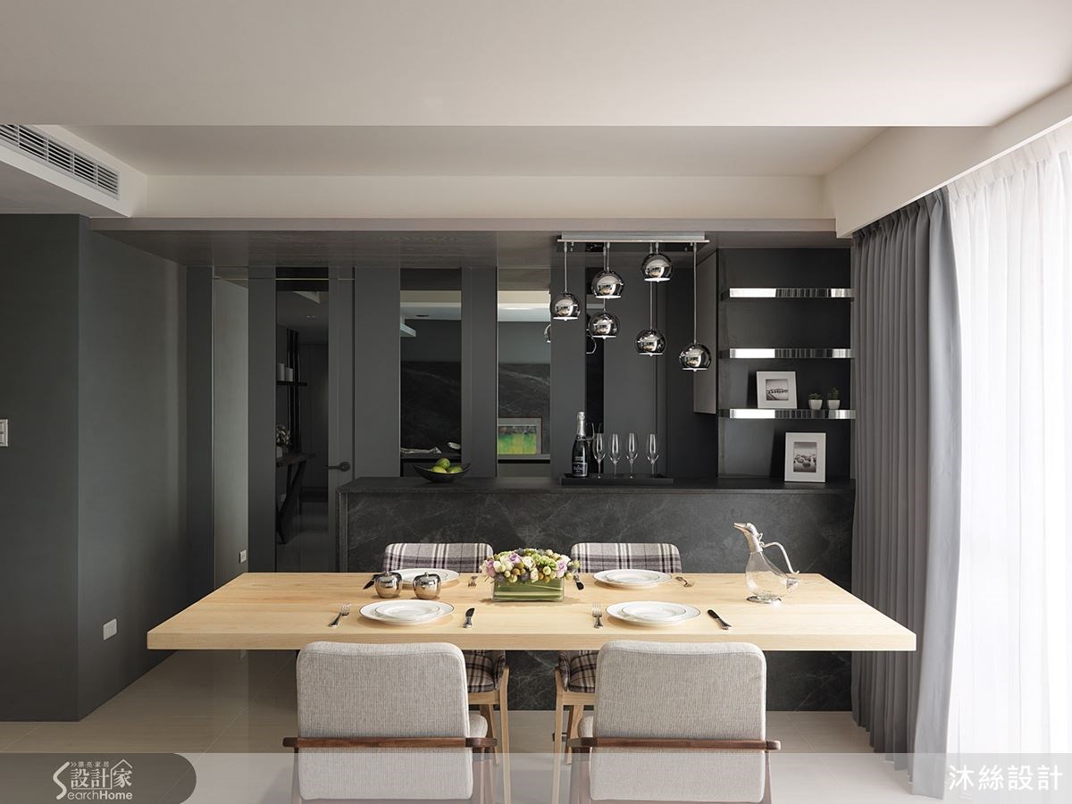 沐絲設計黃靖玹設計總監於此案屋齡23年、座落於台北市