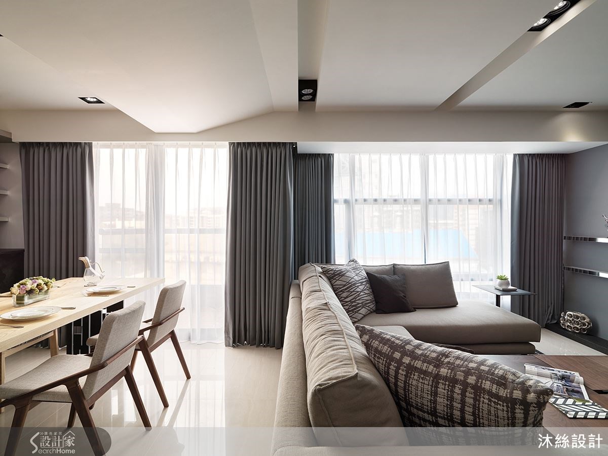 沐絲設計黃靖玹設計總監於此案屋齡23年、座落於台北市