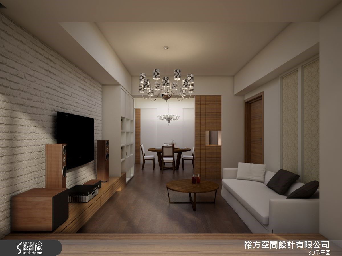 開放式的客餐設計,大大提升空間坪數運用的效益。 開放式的客餐設計,大大提升空間坪數運用的效益。