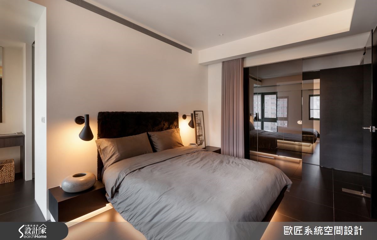 位於台北市的這間 35 坪新成屋，屋主購入作為居家空間