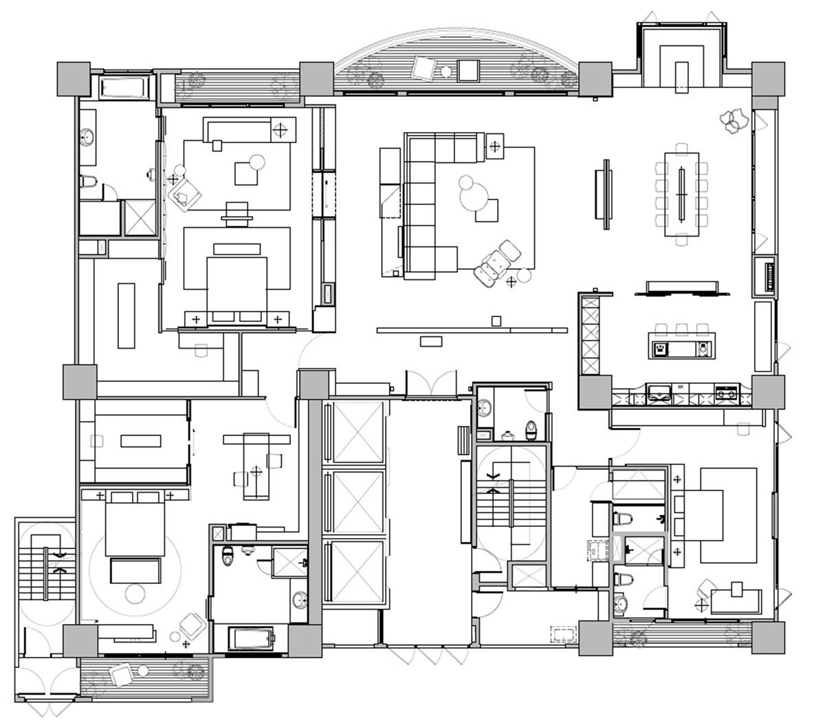 平面圖提供_奇逸空間設計