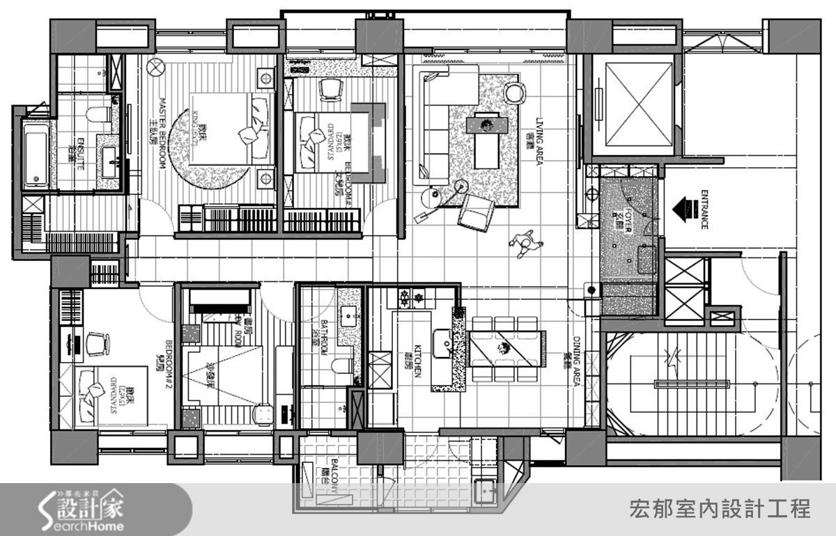 平面圖提供_宏郁室內設計