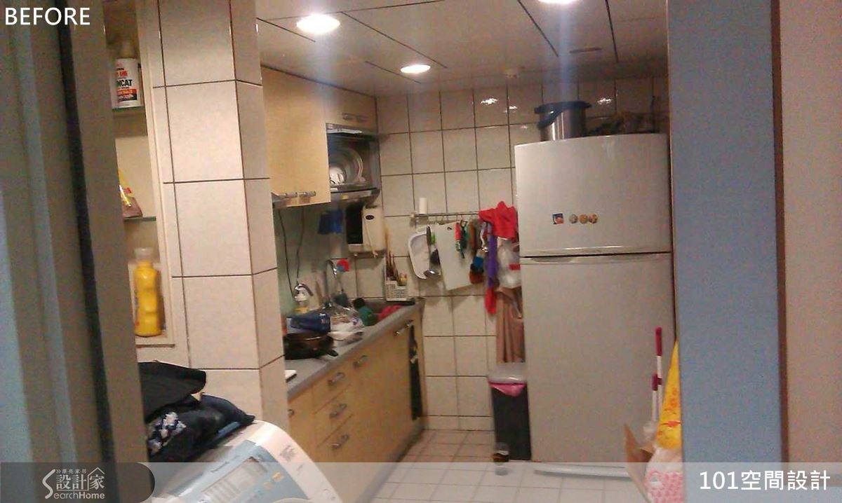 33 坪的老屋,設計師拆了兩面牆,並將室內格局往外推