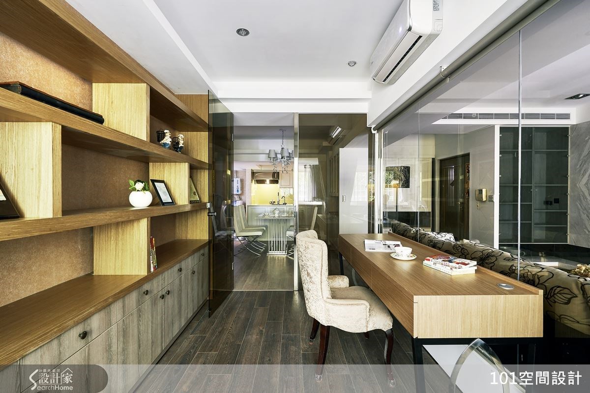 33 坪的老屋,設計師拆了兩面牆,並將室內格局往外推