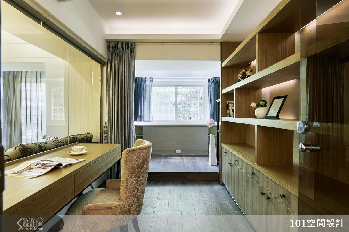 33 坪的老屋,設計師拆了兩面牆,並將室內格局往外推